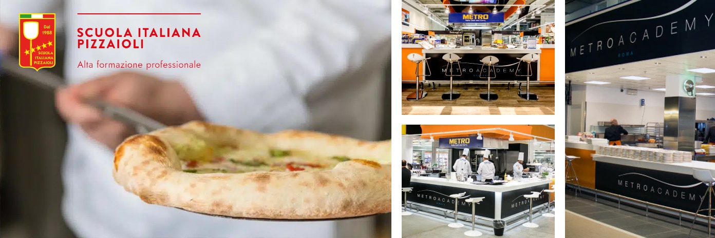 Scuola Italiana Pizzaioli e Metro Italia para uma formação de qualidade